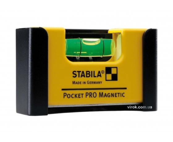 Фото 2 - Рівень міні магнітний STABILA Pocket PRo Magnetic 7 х 2 х 4 см