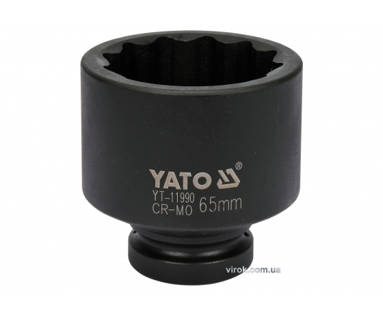 Фото 2 - Головка торцева ударна дванадцятигранна YATO 1