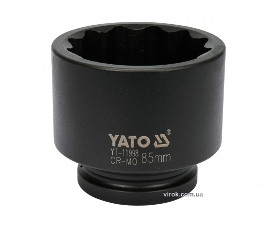 Фото 2 - Головка торцева ударна дванадцятигранна YATO 1