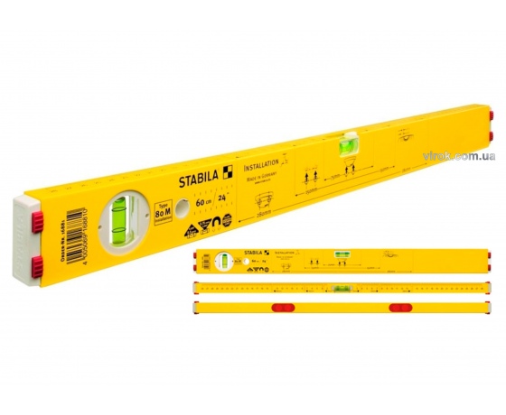 Фото 2 - Рівень сантехніка STABILA Type 80 M Installation 60 см