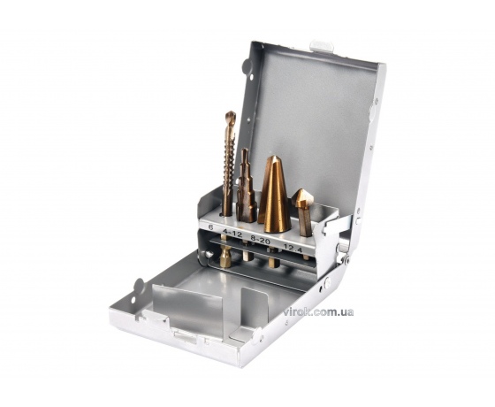 Фото 2 - Набір свердл універсальних YATO з шестигранним хвостовиком 4 шт