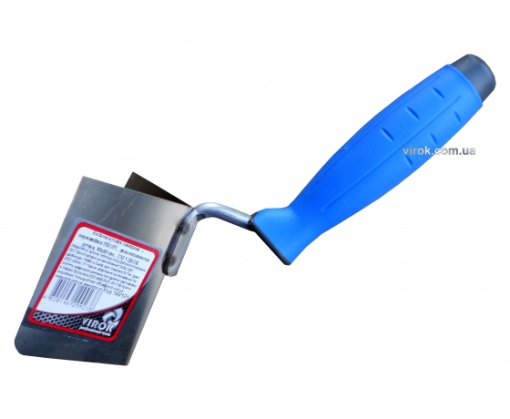 Фото 2 - Кельма кутова зовнішня з нержавійки PROFI ТМ VIROK 80 х 60 мм двокомпонентна ручка