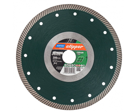 Фото 2 - Диск алмазний по кераміці EXTREME TURBO H10, Ø= 200 x 25,4 мм до плиткоріза TR201E