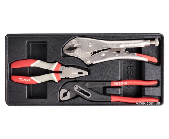 Фото 2 - Вклад до інструментальної шафи YATO щипці 3 шт