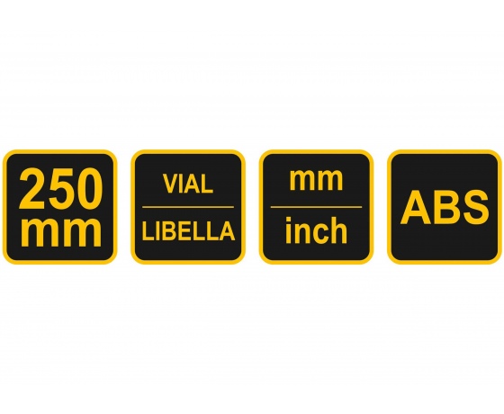Фото 3 - Транспортир VOREL 0-180º 250 мм