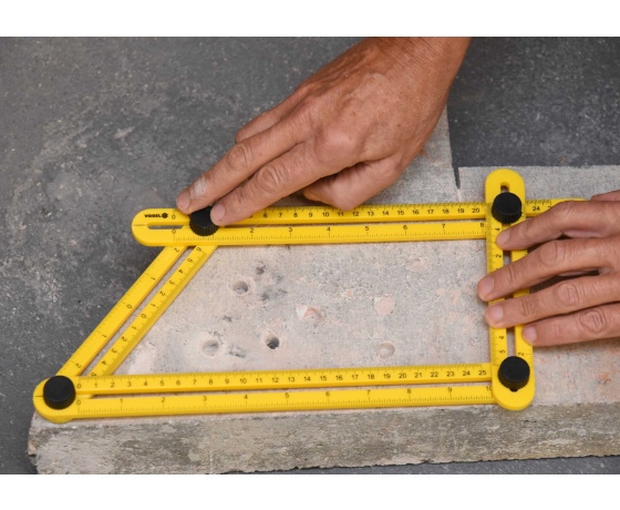 Фото 3 - Шаблон - лінійка VOREL для переносу вимірів 310 х 175 х 25 мм