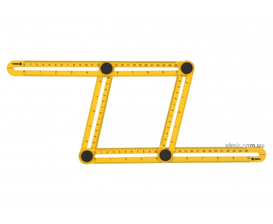 Фото 2 - Шаблон - лінійка VOREL для переносу вимірів 310 х 175 х 25 мм