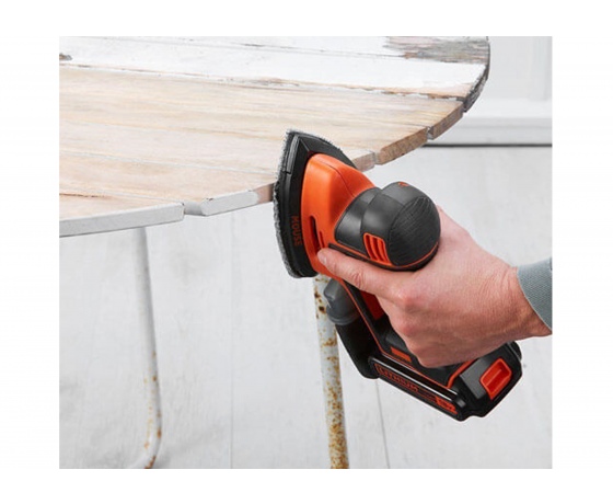 Фото 3 - Шліфмашина вібраційна акумуляторна Black+Decker Li-Ion 18 В