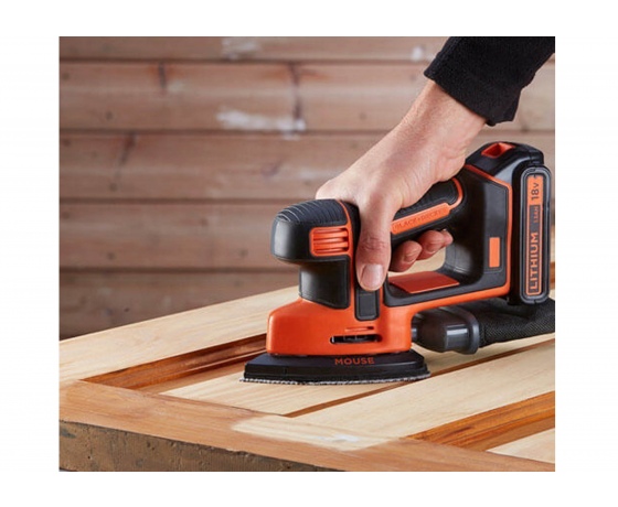 Фото 6 - Шліфмашина вібраційна акумуляторна Black+Decker Li-Ion 18 В