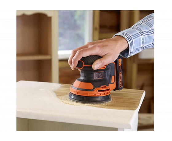 Фото 7 - Шліфмашина ексцентрикова акумуляторна Black+Decker Li-Ion 18 В