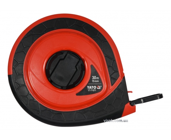 Фото 2 - Рулетка скловолоконна YATO 30 м х 15 мм