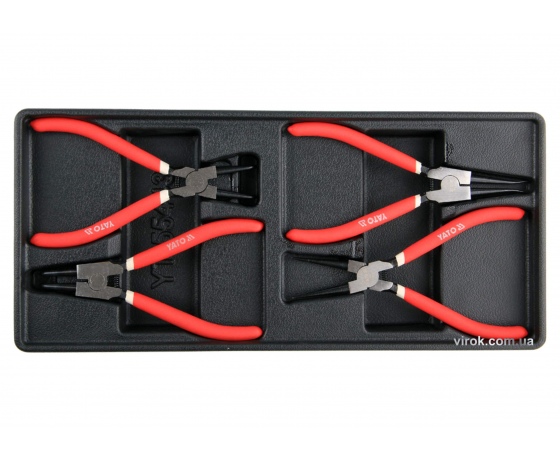 Фото 2 - Вклад до інструментальної шафи YATO знімачі стопорних кілець 180 мм 4 шт