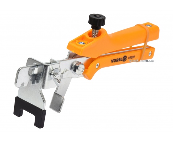 Фото 2 - Кліщі для вирівнювання керамічної плитки і затискання клинів VOREL 230 мм 20-70 мм