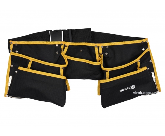 Фото 2 - Пояс столяра для інструментів VOREL 11 кишень