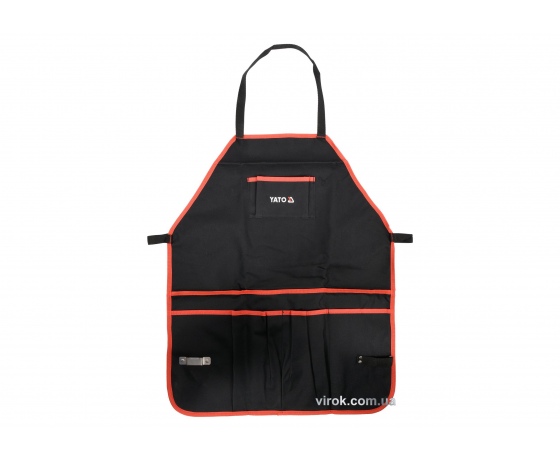 Фото 2 - Фартух робочий YATO 6 кишень 690 х 560 мм з поліестеру