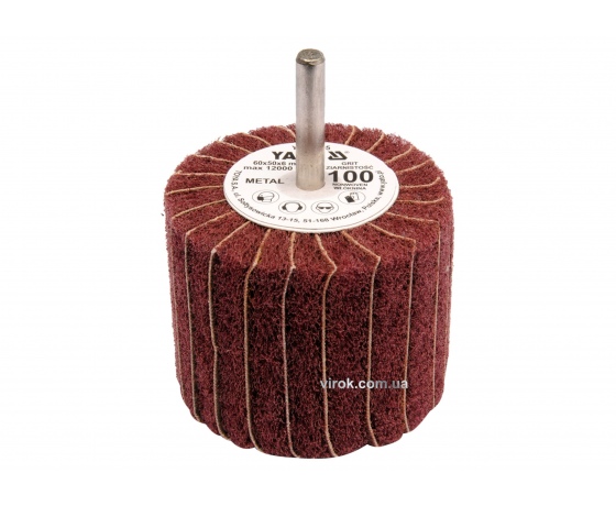 Фото 2 - Круг шліфувальний пелюстковий для дрилі YATO 60 х 50 х 6 мм К60