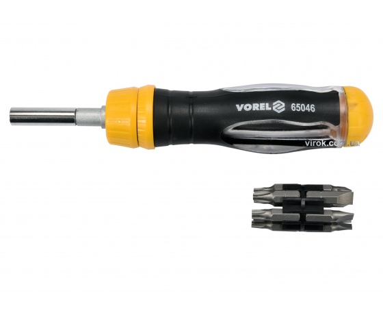 Фото 2 - Викрутка-тримач телескопічна VOREL 50-120 мм з насадками HEX-1/4