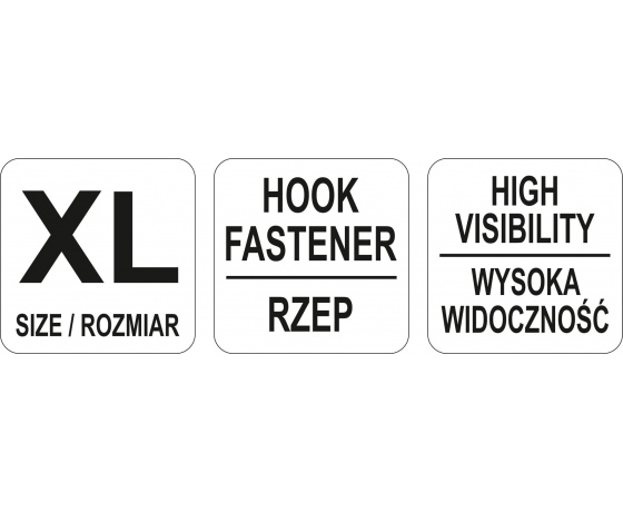 Фото 3 - Пояс для підтримки спини еластичний YATO 125 х 20 см розмір XL