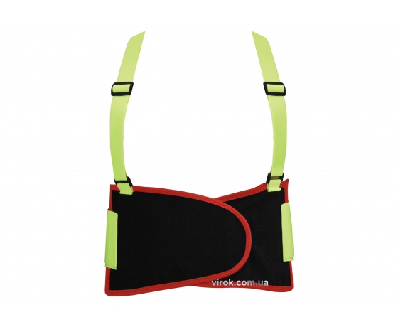 Фото 2 - Пояс для підтримки спини еластичний YATO 125 х 20 см розмір XL