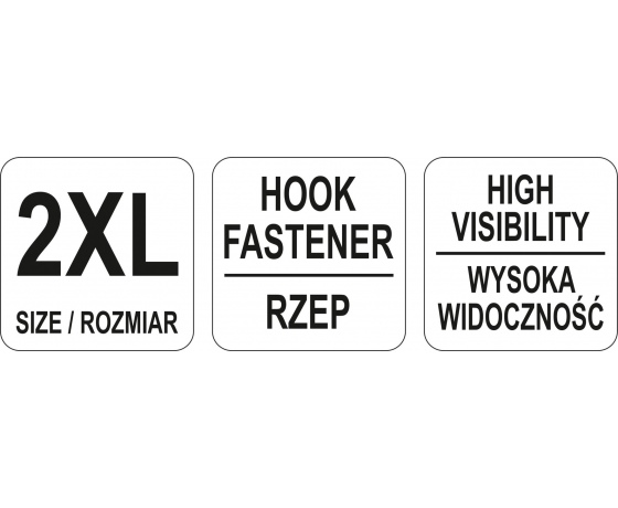 Фото 3 - Пояс для підтримки спини еластичний YATO 137 х 20 см розмір XXL