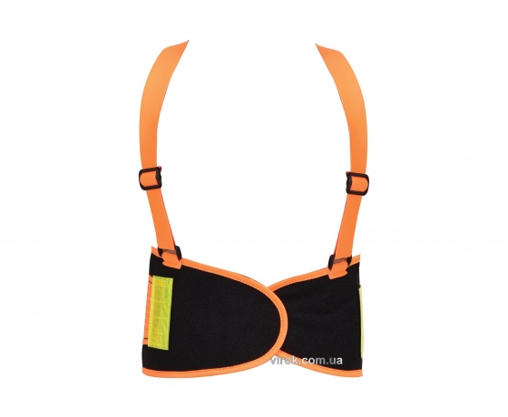 Фото 2 - Пояс для підтримки спини еластичний YATO 125 х 20 см розмір XL