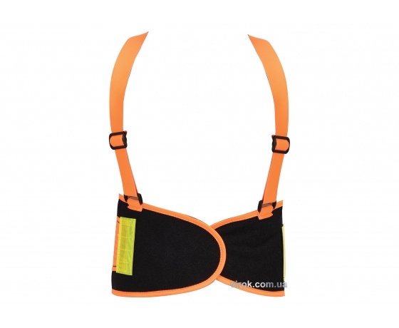 Фото 2 - Пояс для підтримки спини еластичний YATO 137 х 20 см розмір XXL