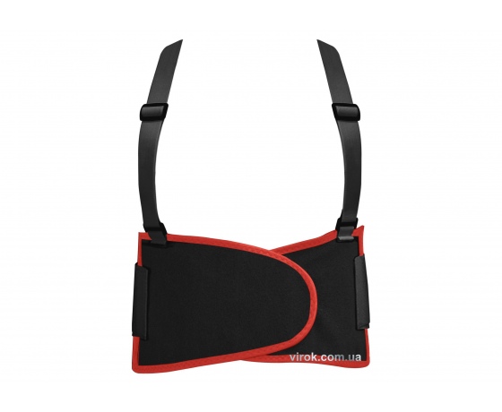 Фото 2 - Пояс для підтримки спини еластичний YATO 125 х 20 см розмір XL