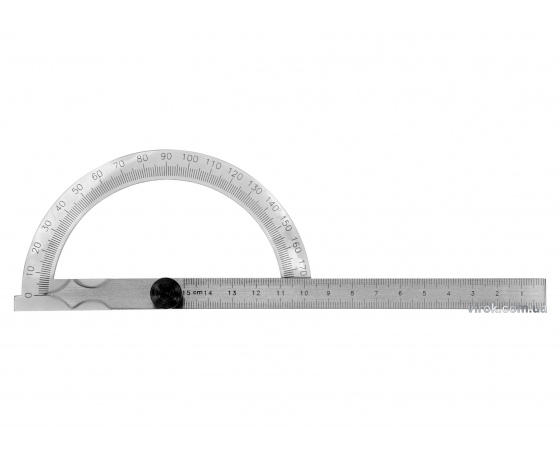 Фото 2 - Кутомір-транспортир з лінійкою YATO 120 х 150 мм