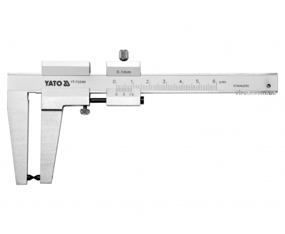 Фото 2 - Штангенциркуль для гальмівних дисків YATO 160 мм