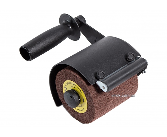 Фото 2 - Адаптер для кутової шліфмашини з додатковим роликом GLOB для сатинування та матування плоских поверхонь