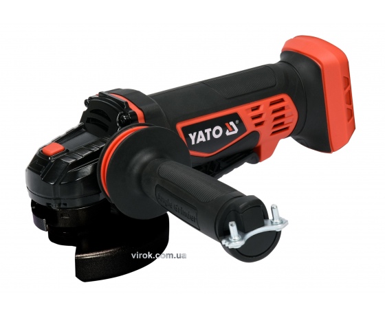 Фото 2 - Шліфмашина кутова акумуляторна YATO Li-Ion 18 В (без акумулятора і зарядного пристрою)