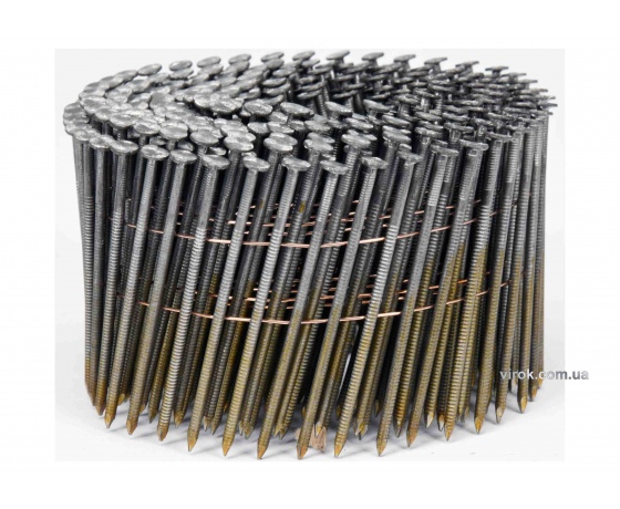 Фото 2 - Цвяхи барабанні до пневматичного цвяхозабивного пістолета VOREL 70 х 2.5 мм 3000 шт