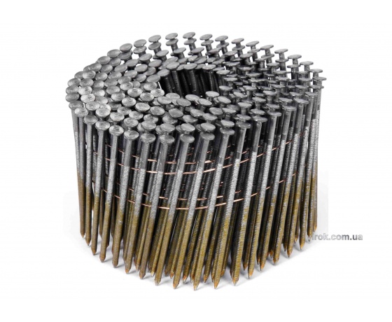 Фото 2 - Цвяхи барабанні до пневматичного цвяхозабивного пістолета VOREL 80 х 2.8 мм 3000 шт
