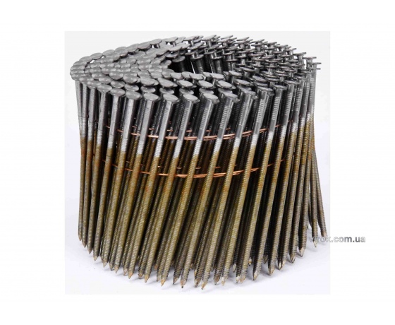 Фото 2 - Цвяхи барабанні до пневматичного цвяхозабивного пістолета VOREL 90 х 2.8 мм 3000 шт