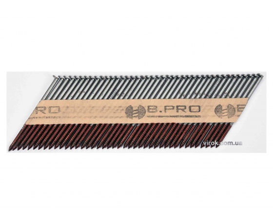 Фото 2 - Цвяхи до пневматичного цвяхозабивного пістолета VOREL 65 х 2.8 мм кут- 34° 3000 шт