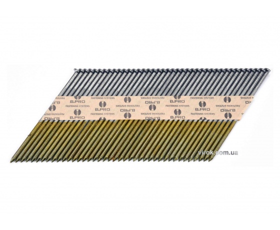 Фото 2 - Цвяхи до пневматичного цвяхозабивного пістолета VOREL 90 х 3.1 мм кут- 34° 2000 шт