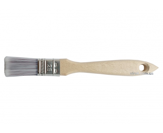 Фото 2 - Пензель малярний плоский воскований 25 мм SUPER PROFI TM VIROK три види щетини