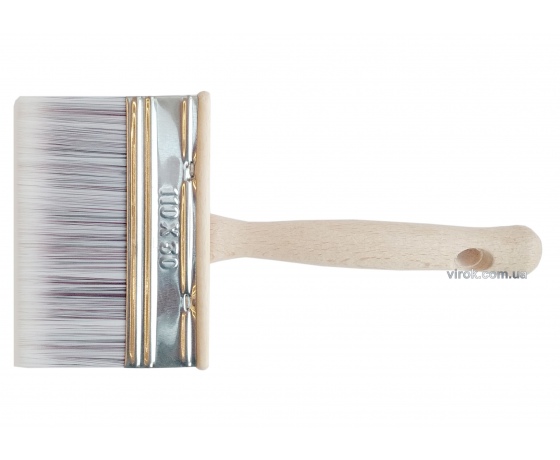 Фото 2 - Пензель-макловиця малярний воскований 110 x 30 мм SUPER PROFI TM VIROK три види щетини
