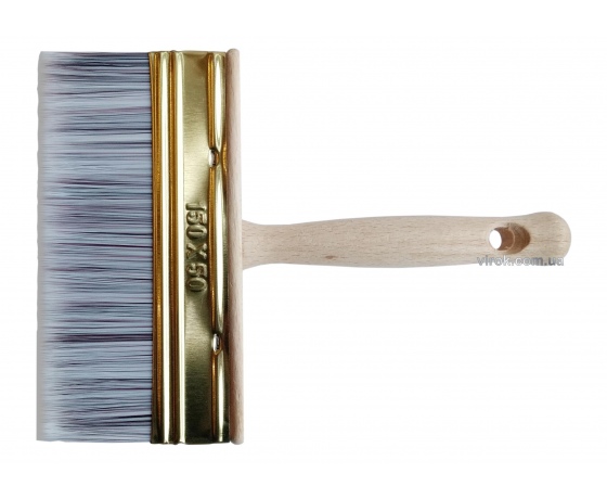 Фото 2 - Пензель-макловиця малярний воскований 150 x 50 мм SUPER PROFI TM VIROK три види щетини