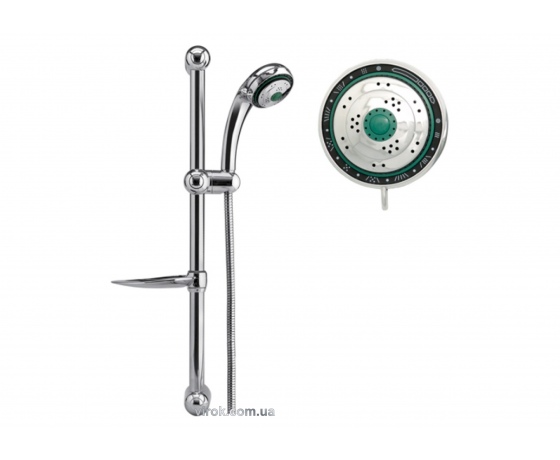 Фото 2 - Розприскувач для душа FALA 4 функційний + шланг 1.5 м + тримач