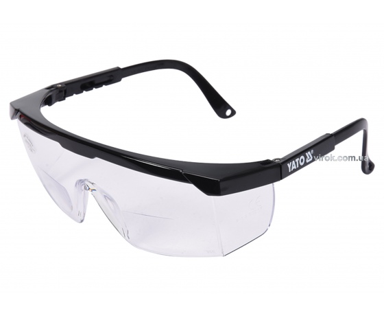 Фото 2 - Окуляри захисні відкриті прозорі YATO з корекцією зору +2 діоптрії