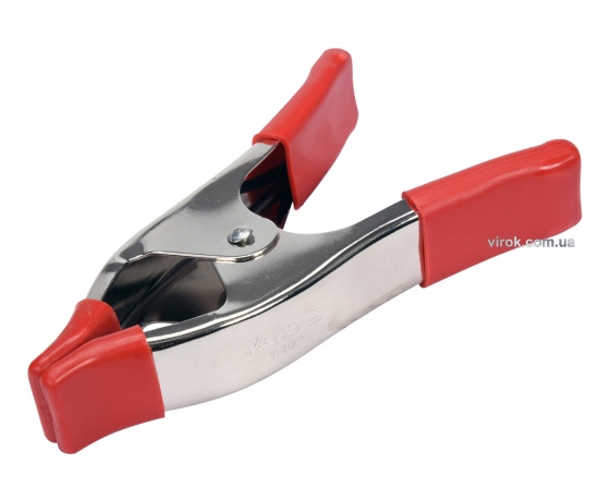 Фото 2 - Струбцина-прищіпка пружинна металева YATO 150 мм 50/50 мм