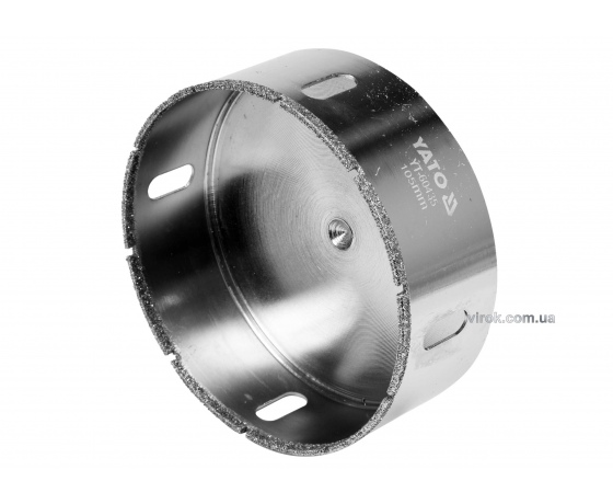 Фото 2 - Свердло по гресу і кераміці YATO 105 мм при сухому і мокрому режимах