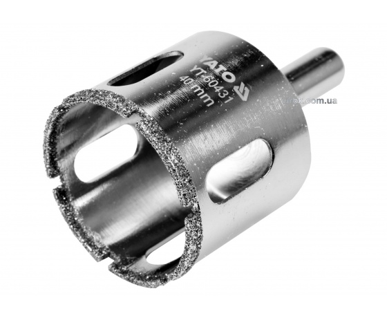 Фото 2 - Свердло по гресу і кераміці YATO 40 мм при сухому і мокрому режимах