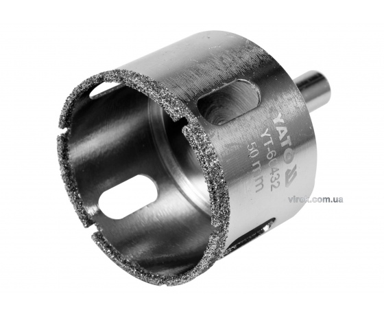 Фото 2 - Свердло по гресу і кераміці YATO 50 мм при сухому і мокрому режимах