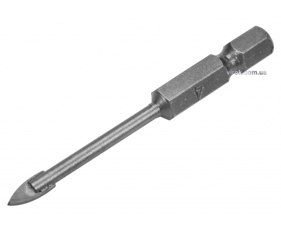 Фото 2 - Свердло по склу і кераміці STHOR 4 x 60 мм HEX-1/4