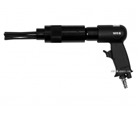 Фото 2 - Молоток пневматичний з голковим долотом YATO 113 л/хв 6.3 бар 19 голок