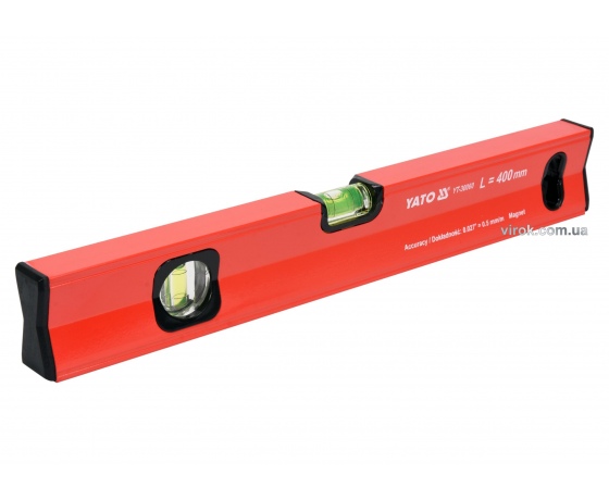 Фото 2 - Рівень магнітний алюмінієвий YATO 40 см