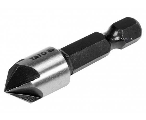 Фото 2 - Зенківка конічна по металу YATO HEX- 1/4