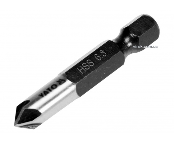 Фото 2 - Зенківка конічна по металу YATO HEX- 1/4